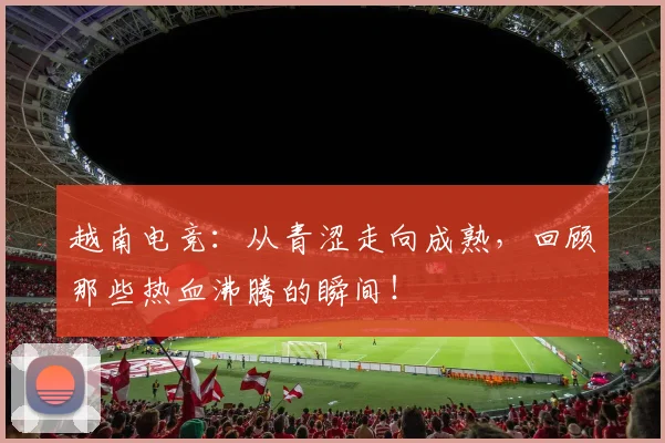 越南电竞:从青涩走向成熟,回顾那些热血沸腾的瞬间!